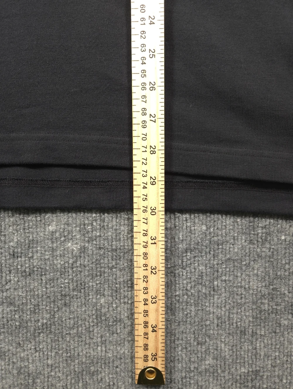 J.Crew Re-Imagined 100% Cotton QuarterZip Pullover Sweatshirt Black Men's Medium